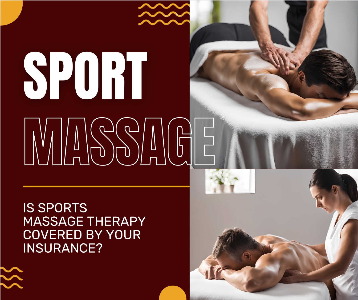 Is sports massage therapy covered by your insurance? Is sports massage therapy covered by your insurance?